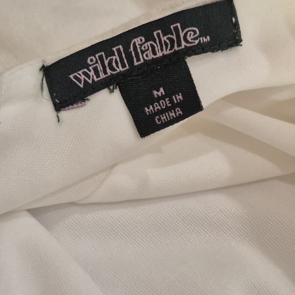 Wild Fable Women/girls White Linen Open Back Mini Dress NWOT - Picture 7 of 8